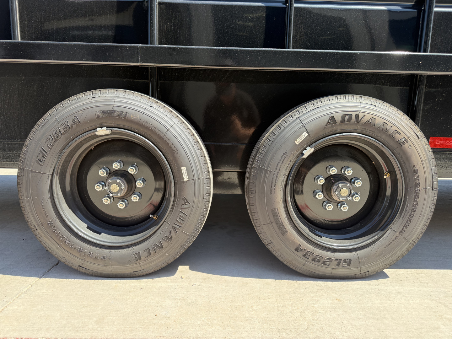 New 2026 Delco 6'8"x28' GN Metal Top Livestock Trailer - MC Cowboy Deluxe