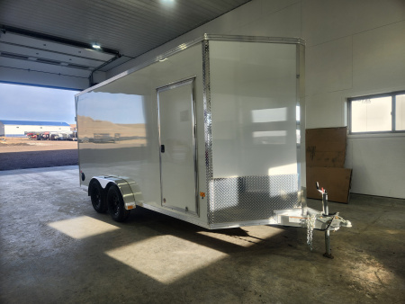 New 2025 Stealth 7.4x 16' Aluminum Cargo Trailer 7K