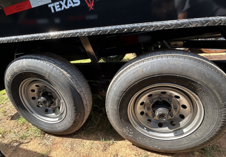 New 2025 Texas Pride Trailers 7x12x2 Tandem Axles-7K Dump Trailer - Equipment Ramps