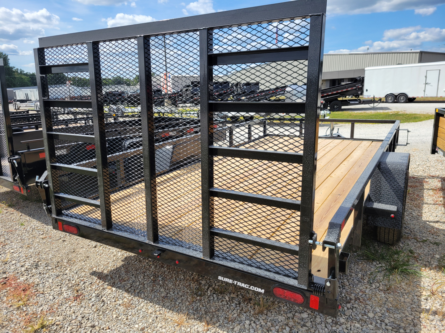 New 2026 Sure-Trac 7x14 Tube Top 5K Brake Utility Trailer