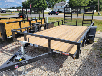New 2026 Sure-Trac 7x14 Tube Top 5K Brake Utility Trailer
