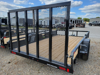 New 2026 Sure-Trac 7x12 Tube Top ATV 3k Idler Utility Trailer