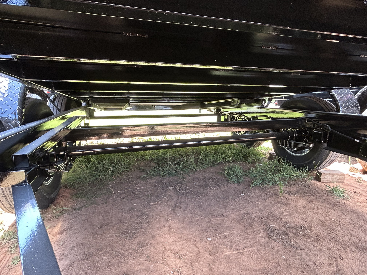 New 2025 Texas Pride Trailers 7x12x2 Tandem Axles-7K Dump Trailer - Equipment Ramps