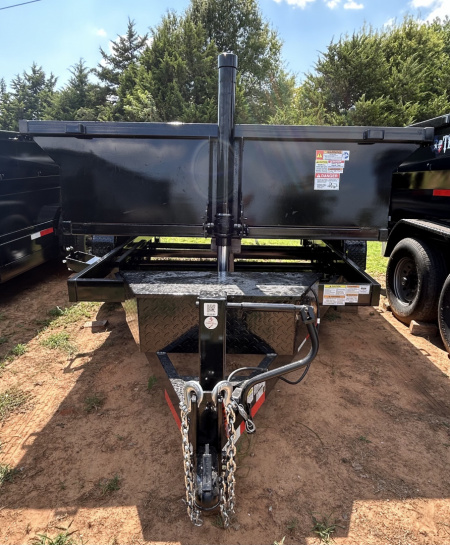 New 2025 Texas Pride Trailers 7x12x2 Tandem Axles-7K Dump Trailer - Equipment Ramps