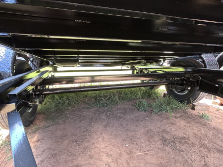 New 2025 Texas Pride Trailers 7x12x2 Tandem Axles-7K Dump Trailer - Equipment Ramps