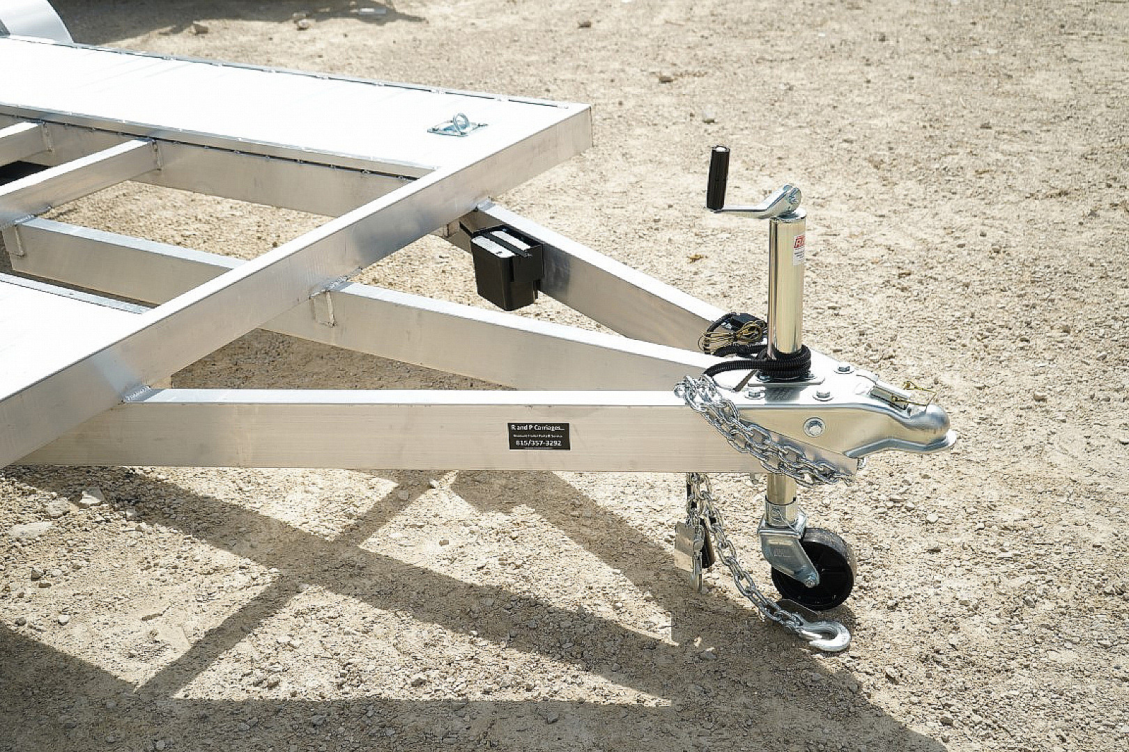 New 2026 R&R Trailers 718CHE Open Center Car Hauler 7K