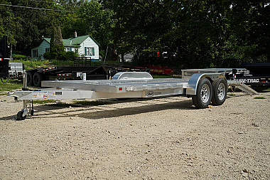 New 2026 R&R Trailers 718CHE Open Center Car Hauler 7K