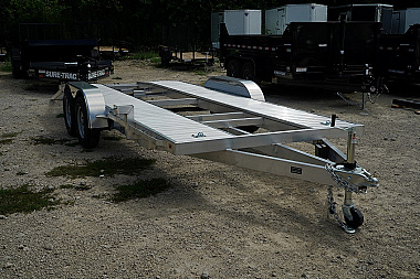 New 2026 R&R Trailers 718CHE Open Center Car Hauler 7K