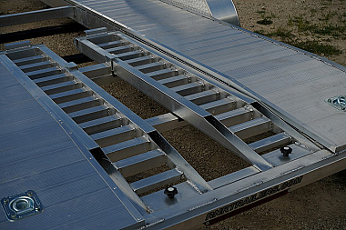 New 2026 R&R Trailers 718CHE Open Center Car Hauler 7K