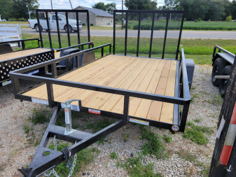 New 2026 Sure-Trac 7x12 Tube Top 3K Utility Trailer