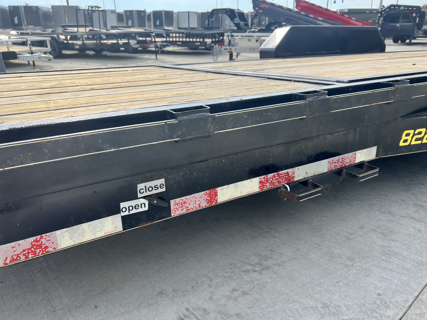 Used 2018 Doo Little 22 ft = 16 ft Tilt + 6 ft flat Gravity Tilt Heavy Duty 14K Trailer