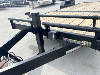 Used 2018 Doo Little 22 ft = 16 ft Tilt + 6 ft flat Gravity Tilt Heavy Duty 14K Trailer