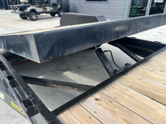 Used 2018 Doo Little 22 ft = 16 ft Tilt + 6 ft flat Gravity Tilt Heavy Duty 14K Trailer