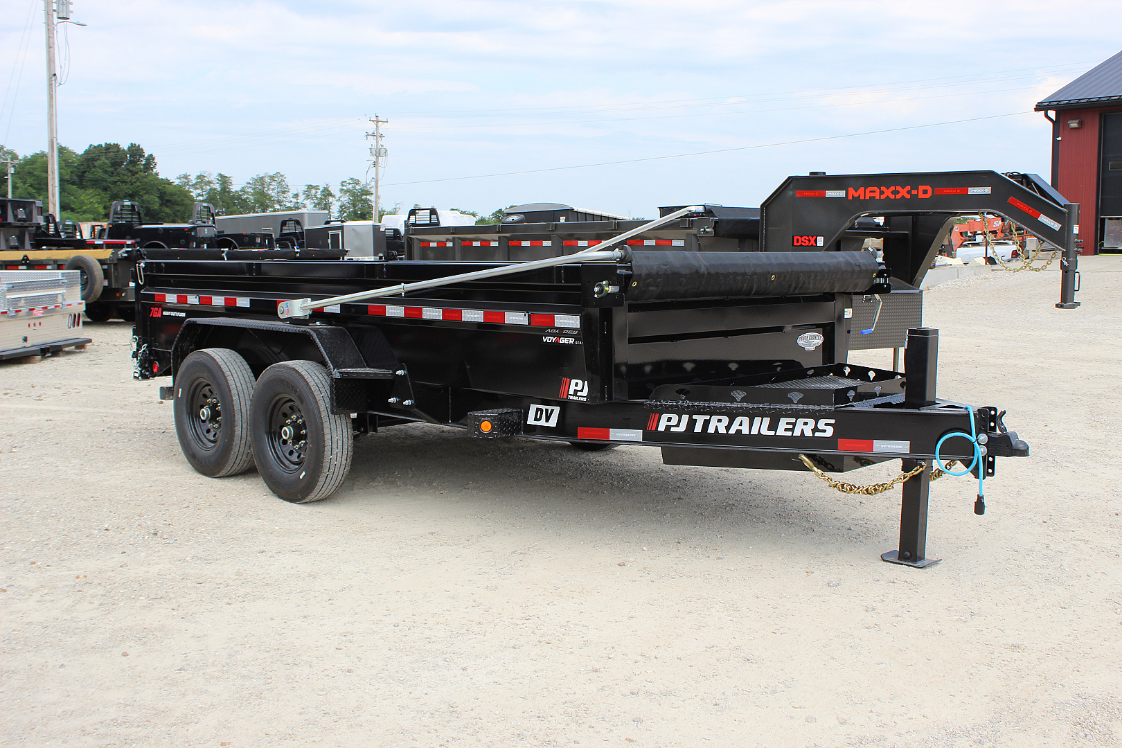 New 2026 PJ Trailers DV 14' BP Dump Trailer