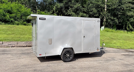 New Lightning 6x12 Enclosed Cargo Trailer - Double Doors!