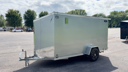 New Lightning 6x12 Enclosed Cargo Trailer - Double Doors!