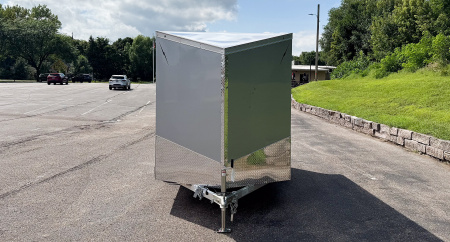 New Lightning 6x12 Enclosed Cargo Trailer - Double Doors!