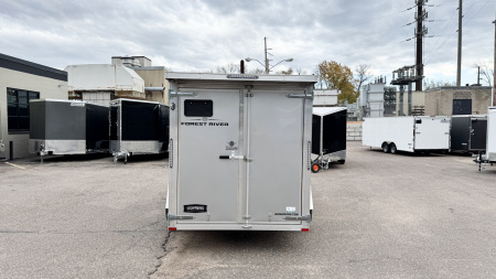 New Lightning 6x12 Enclosed Aluminum Cargo Trailer Double Doors!