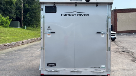 New Lightning 7.5x14 Aluminum Enclosed Trailer - Rear ramp door!