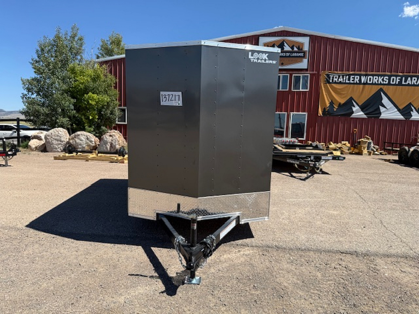 New 2026 Look Trailers 6x10 ST DLX- +6" TALLER--Charcoal