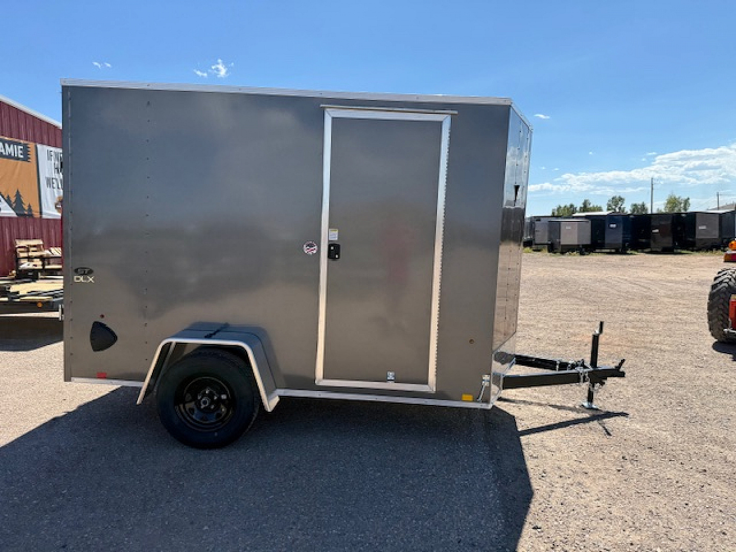 New 2026 Look Trailers 6x10 ST DLX- +6" TALLER--Charcoal