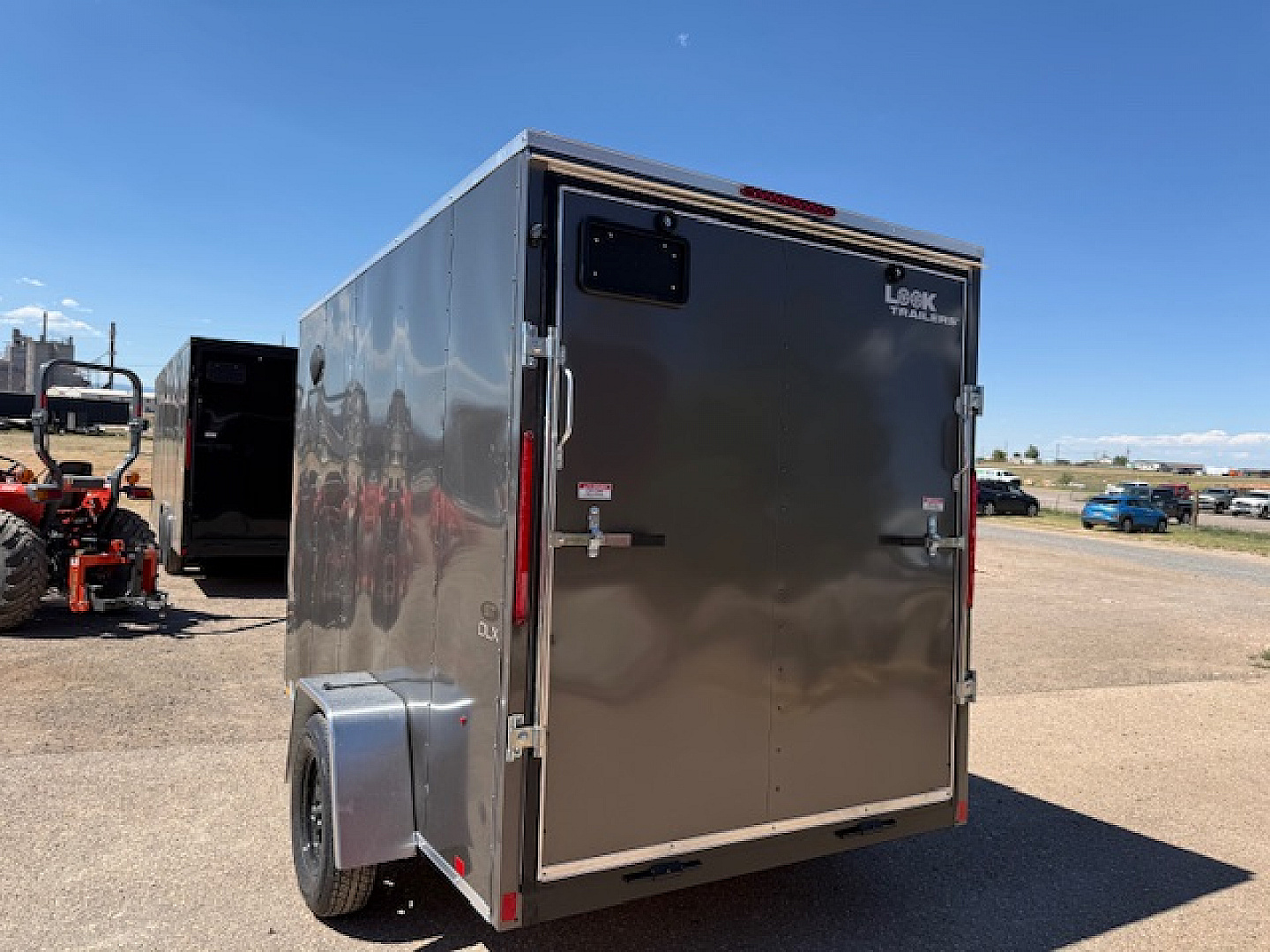 New 2026 Look Trailers 6x10 ST DLX- +6" TALLER--Charcoal