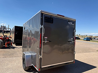 New 2026 Look Trailers 6x10 ST DLX- +6" TALLER--Charcoal