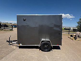 New 2026 Look Trailers 6x10 ST DLX- +6" TALLER--Charcoal