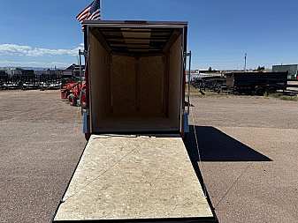 New 2026 Look Trailers 6x10 ST DLX- +6" TALLER--Charcoal