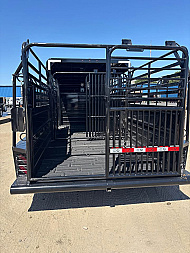 New 2025 GR Trailers 16' Gooseneck Metal Half Top Horse