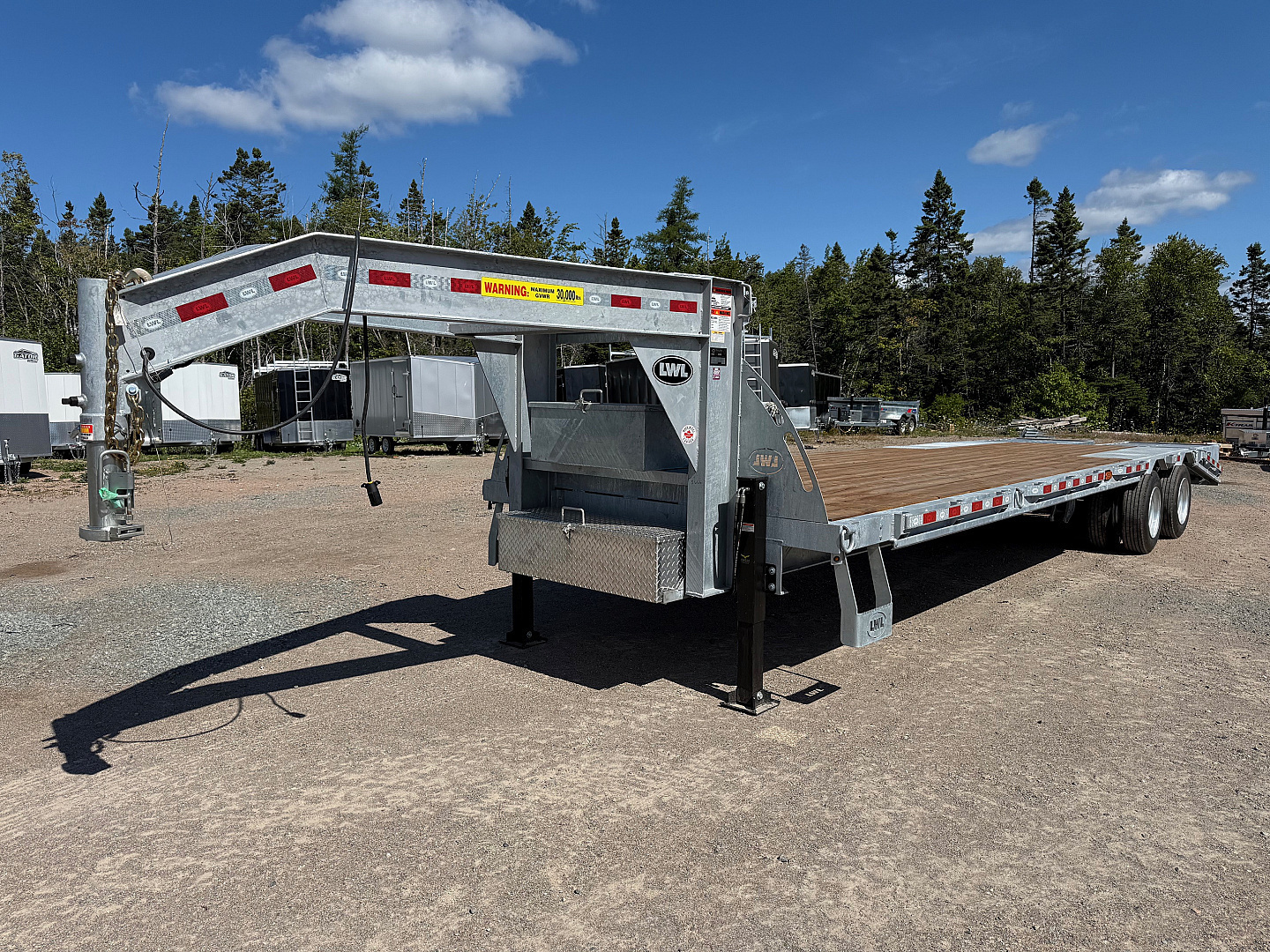 New 2025 LWL Trailers 25 + 5 HD Gooseneck Deckover Trailer