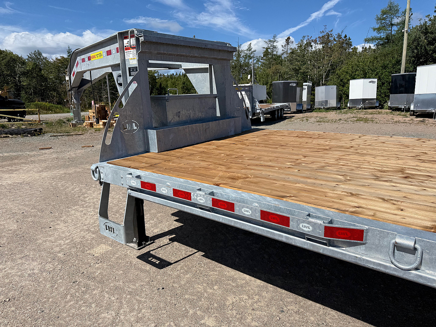 New 2025 LWL Trailers 25 + 5 HD Gooseneck Deckover Trailer