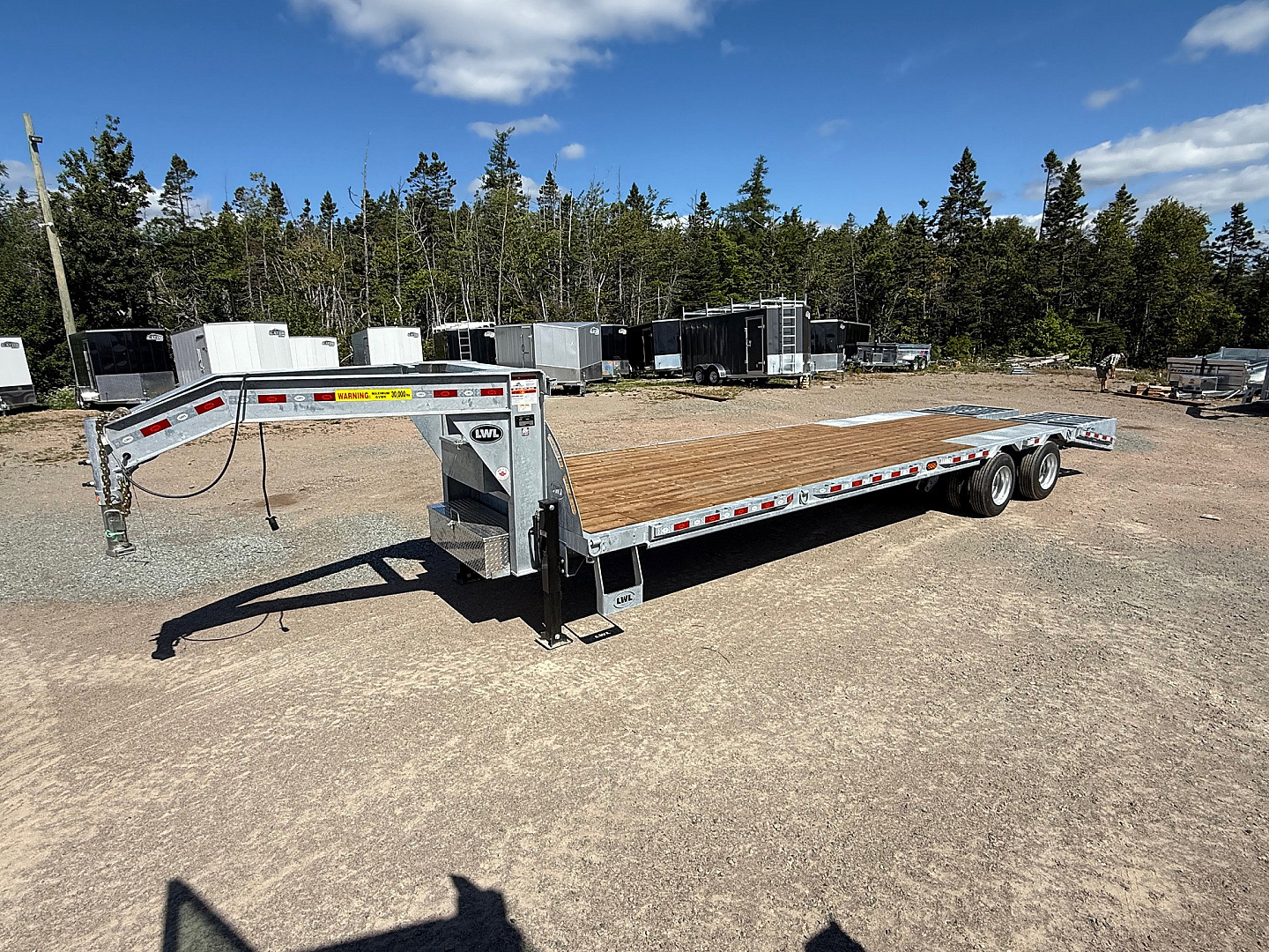 New 2025 LWL Trailers 25 + 5 HD Gooseneck Deckover Trailer