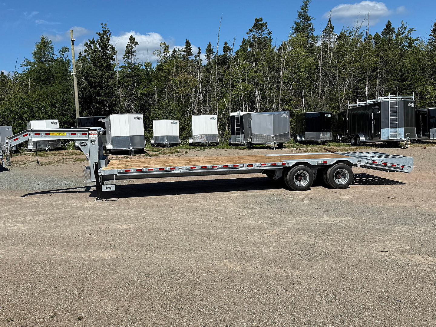 New 2025 LWL Trailers 25 + 5 HD Gooseneck Deckover Trailer