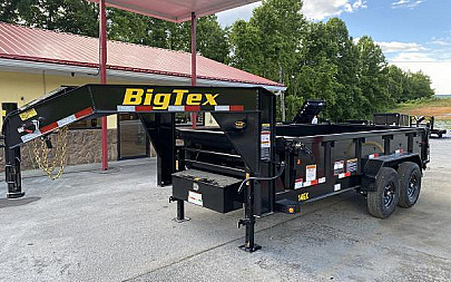 New Big Tex Trailers 14GX (7x16) GOOSENECK DUMP TRAILER 15.9k