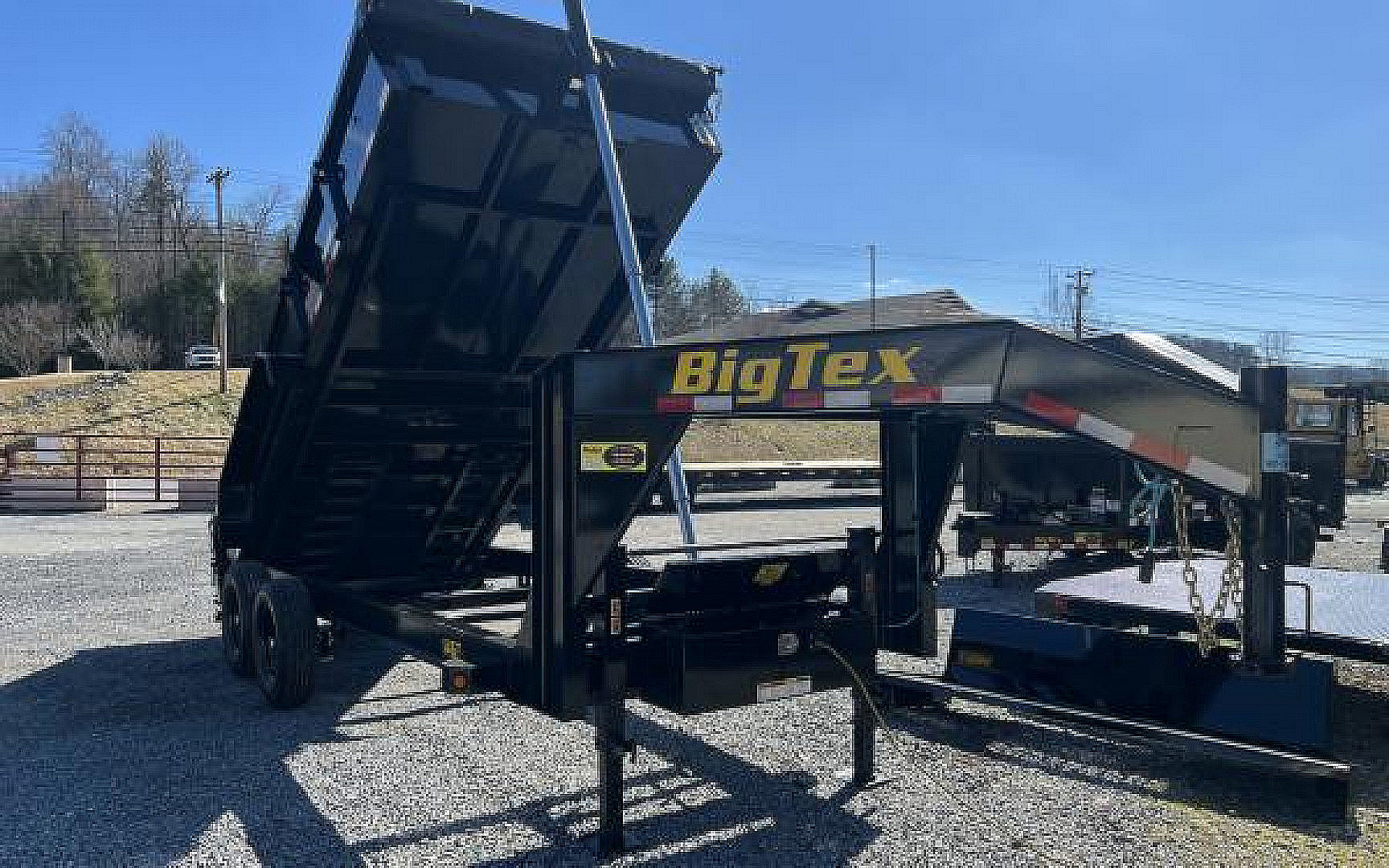 New 2026 Big Tex Trailers 14GT 15.9K TAND GT DUMP 83"x16 6SIR BLACK Dump Trailer