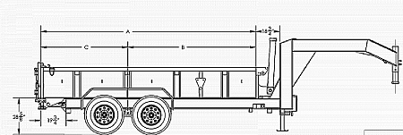 New 2026 Big Tex Trailers 14GT 15.9K TAND GT DUMP 83"x14 6SIR BLACK Dump Trailer