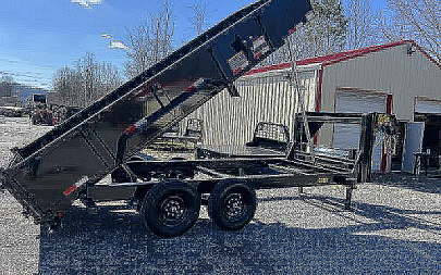 New 2026 Big Tex Trailers 14GT 15.9K TAND GT DUMP 83"x14 6SIR BLACK Dump Trailer