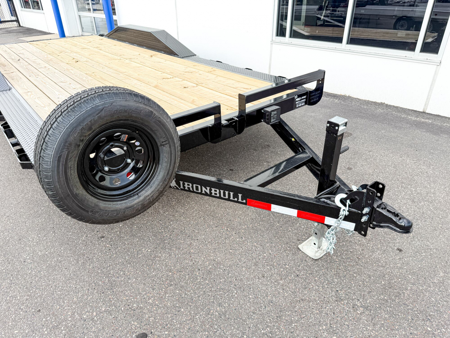 New ETB 102X20 (18+2) 10K WIDE BODY EQUIPMENT TRAILER-BLACK