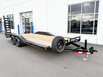 New ETB 102X20 (18+2) 10K WIDE BODY EQUIPMENT TRAILER-BLACK