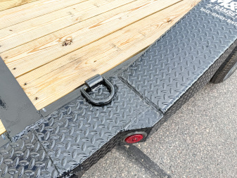 New ETB 102X20 (18+2) 10K WIDE BODY EQUIPMENT TRAILER-BLACK
