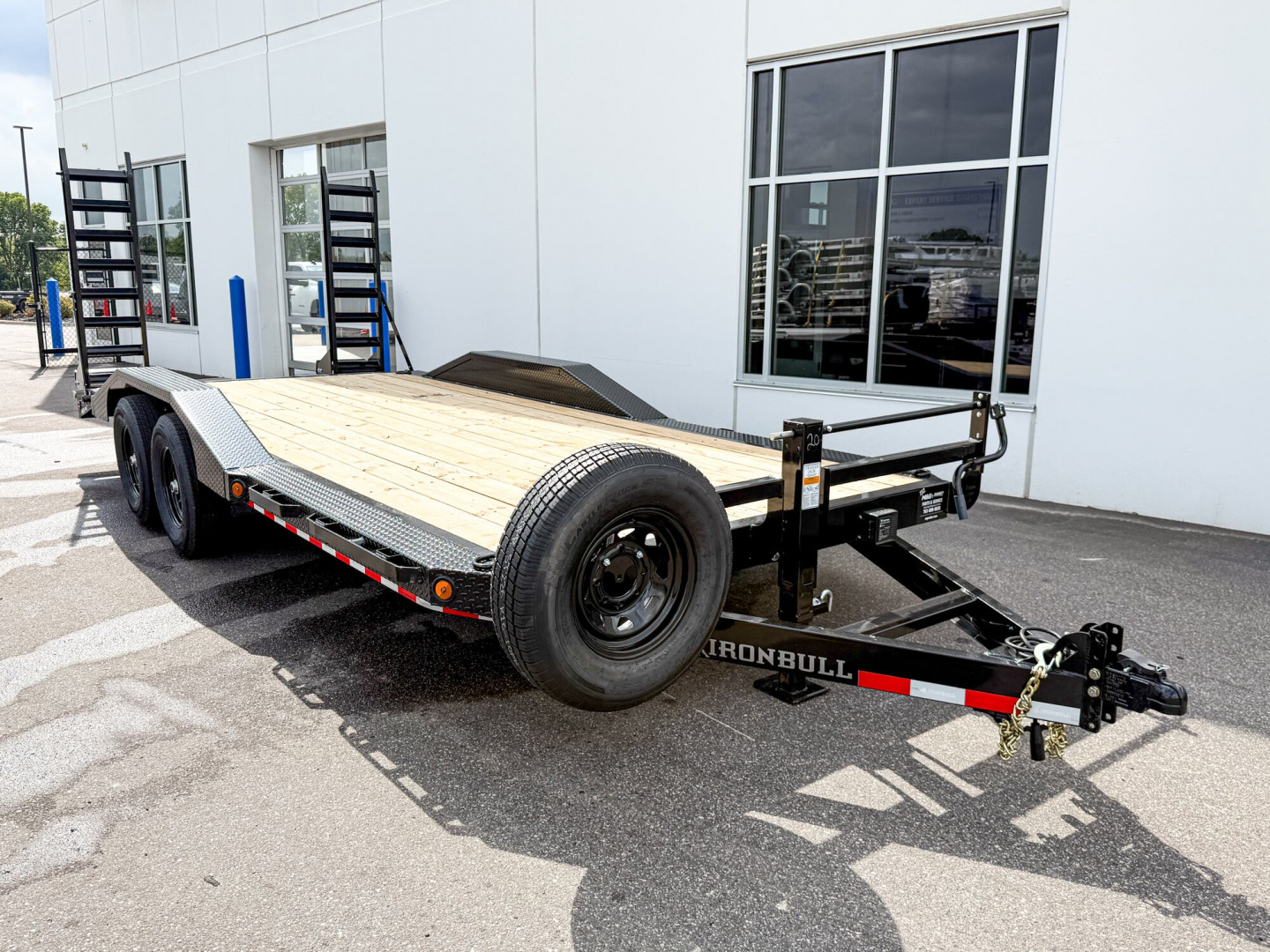 New ETB 102X20 (18+2) 14K WIDE BODY EQUIPMENT TRAILER-BLACK