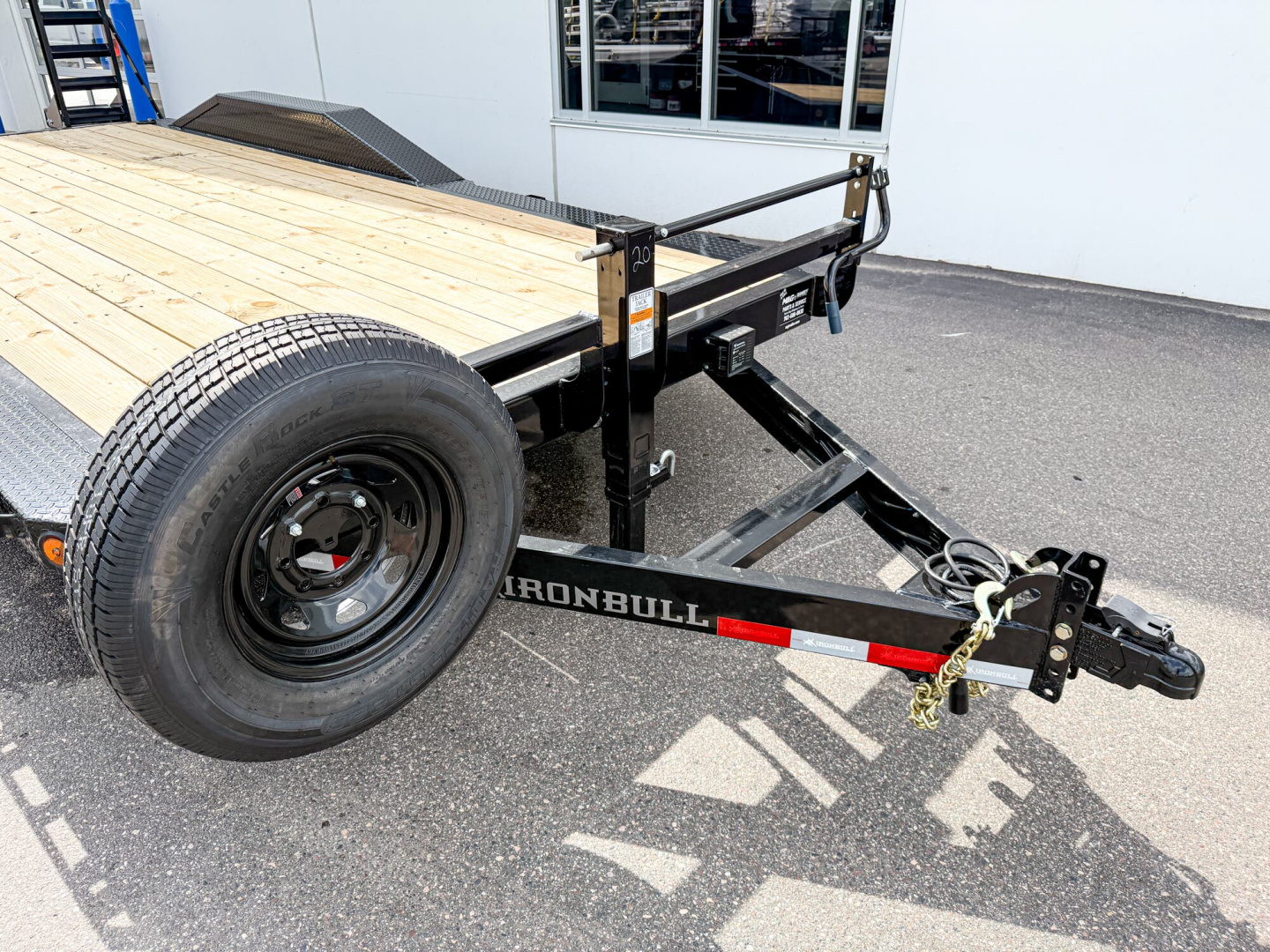 New ETB 102X20 (18+2) 14K WIDE BODY EQUIPMENT TRAILER-BLACK
