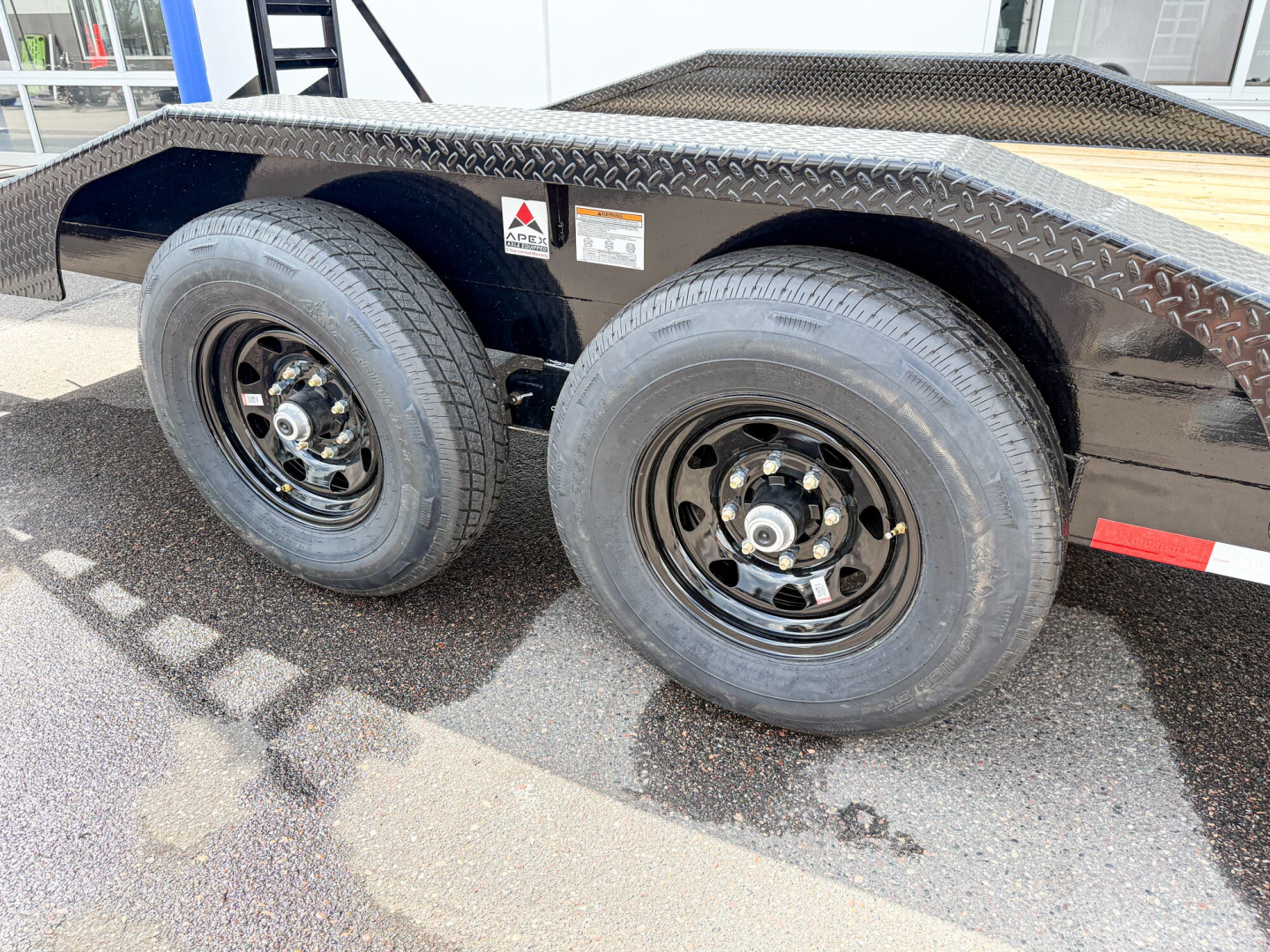 New ETB 102X20 (18+2) 14K WIDE BODY EQUIPMENT TRAILER-BLACK
