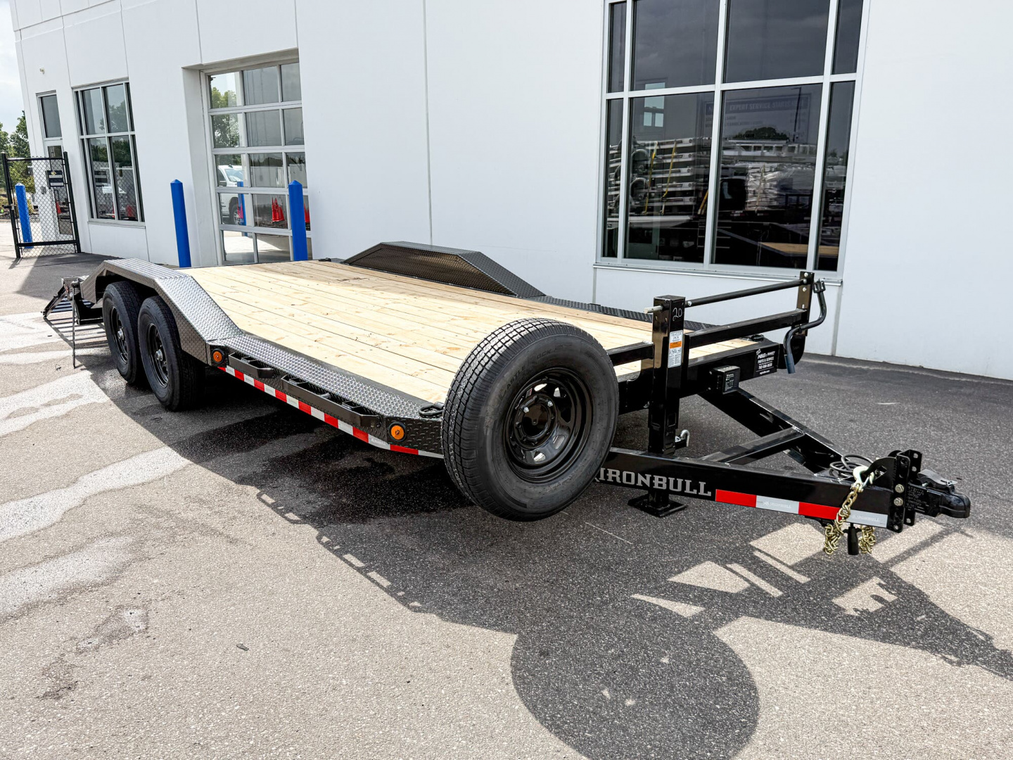 New ETB 102X20 (18+2) 14K WIDE BODY EQUIPMENT TRAILER-BLACK
