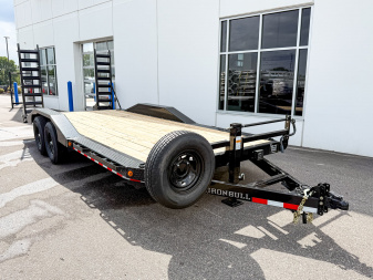 New ETB 102X20 (18+2) 14K WIDE BODY EQUIPMENT TRAILER-BLACK
