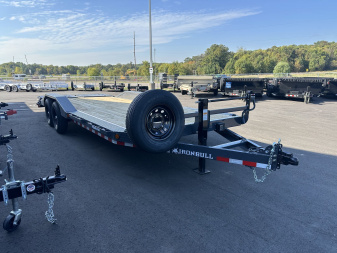 New ETB 102X22 (19+3) 14K WIDE BODY EQUIPMENT TRAILER-GRAY