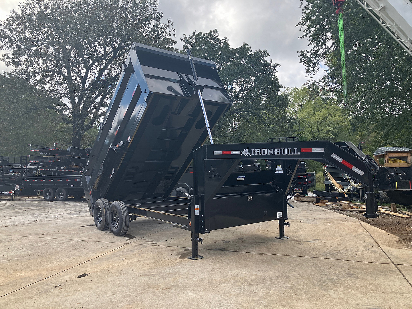 New 2026-Iron-Bull-Trailers-7×14-3ft-Tele-14k-7-Ton-Gooseneck-Dump-Trailer-D14K7143TGI