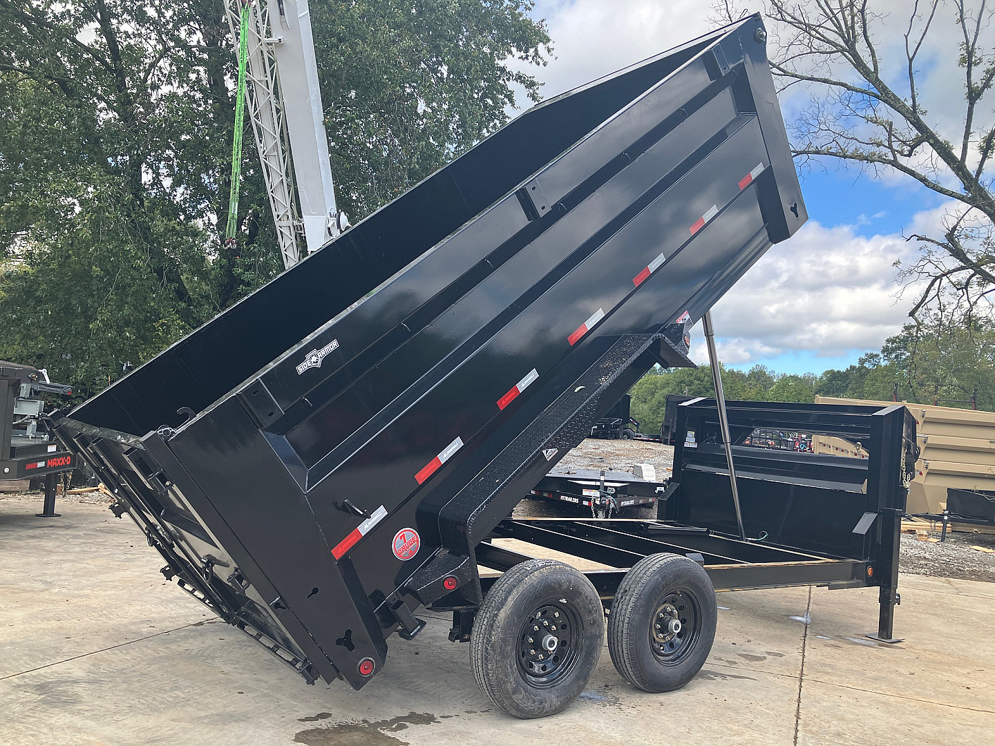 New 2026-Iron-Bull-Trailers-7×14-3ft-Tele-14k-7-Ton-Gooseneck-Dump-Trailer-D14K7143TGI