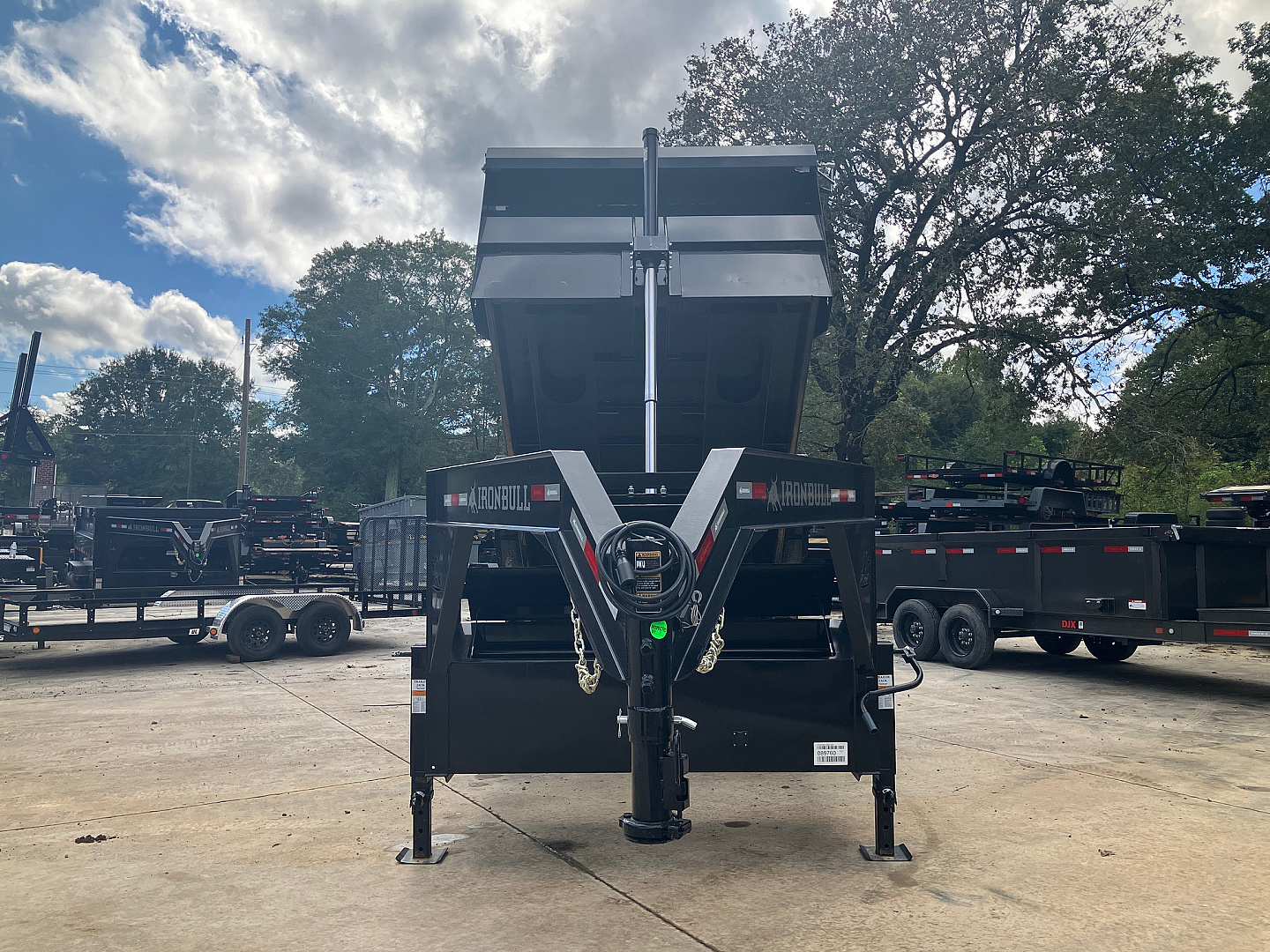 New 2026-Iron-Bull-Trailers-7×14-3ft-Tele-14k-7-Ton-Gooseneck-Dump-Trailer-D14K7143TGI
